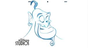 Learn To Draw Aladdin S Pal Genie At Disney S Hollywood Studios Disney Parks Blog Genie cartoon 1 of 298. learn to draw aladdin s pal genie at