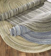 Made of wool blend fibers, the rug is a wonderful choice of durability, quality, and style. Oval Riverview Wool Blend Braided Rug Plowhearth