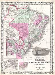 This map was created by a user. File 1862 Johnson Map Of Brazil Paraguay Uruguay And Argentina Geographicus Brazil Johnson 1862 Jpg Wikimedia Commons
