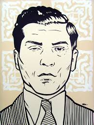 Charles lucky luciano poster by granger. Charles Lucky Luciano Graffiti Style Art Sopranos Art Art