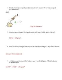 Find this pin and more on science by silvia iracheta. Density Practice Problems Modified Version With Answer Key By Donna Martin
