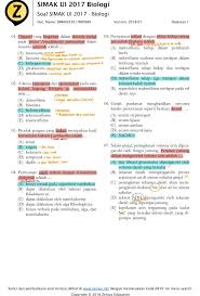 Maybe you would like to learn more about one of these? Ambisnotes Biologi Latihan Soal Simak Ui Ambisnotes