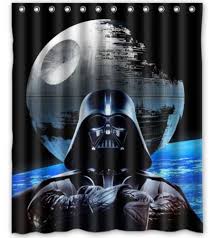 Star Wars Shower Curtain Dark Side Star Wars Shower Curtain Star Wars Bathroom Star Wars Kitchen