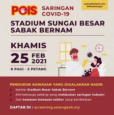 Parit dua belas sungai panjang and sabak bernam museum.www… Pois Saringan Covid 19 Di Stadium Sungai Besar Sabak Bernam Inisiatif