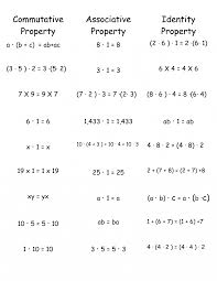 This set of worksheets introduces your students to the concept of the associative property, provides examples, short practice sets, longer sets of questions, and quizzes. Commutative Associative Distributive Identifying Worksheets Printable Worksheets And Activities For Teachers Parents Tutors And Homeschool Families