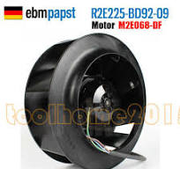 ebmpapst Fan R2E225-BD92-09 Centrifugal Cooling Fan 0.6/0.88A CNC Automation