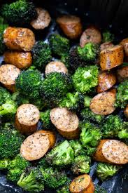 I don't know about y'all, but frozen food was the first thing that was cleaned out of my local grocery store. Broccoli And Sausage In Air Fryer Tasty Air Fryer Recipes