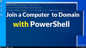 In the above command replace domain with your domain name, the user with your username. How To Join Windows 10 To Domain Using Powershell Youtube