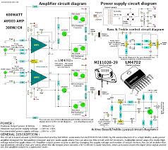 Circuit power amplifier and a list of components to make a 300 watt power amplifier can be seen in the picture sequence below. 600w Audio Amplifier Electronics Lab Com