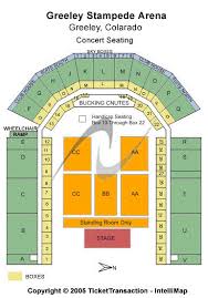 Greeley Stampede Seating Chart