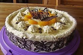 Karotten Orangencreme Torte Von Rocky73 Chefkoch Torten Kuchen Und Torten Orange Creme