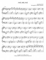 Free piano sheet music from japanese anime, drama, & games. Still Still Still By Tiffany Hobson Piano Solo Pianolessons Piano Music Learn Piano Music