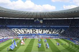 ʔoˈlʏmpi̯aːˌʃtaːdi̯ɔn) is a sports stadium at olympiapark berlin in berlin, germany. Hertha Bsc Culture Events Sports Berlin