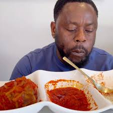 Watch me eating 10,000 Calories less tan 10 minutes 😱 Pepper Soup with  Tilapia Fish and Fufu Food Challenge Asmr Edition Part 13