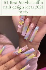 15 elegant design ideas short coffin nails. 51 Best Acrylic Coffin Nails Design For Summer To Try