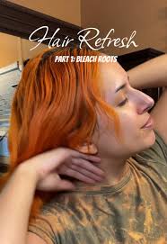 I used the Ion cream bleach with 20 volume developer, a 1:2 ratio both from  @Sally Beauty I also used @amika Overnight Hydrating Mask the night before  🧡 #bleachprocess #roottouchup #bleachroots ...