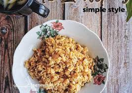 Resepi Nasi Lemak Goreng Simple Style Yang Cepat Aneka Resepi Enak Recipe Nasi Lemak Resep Nasi Resep