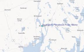 Bucksport Penobscot River Maine Tide Station Location Guide