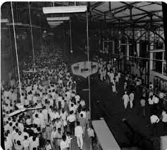 The original Churchgate Railway Station ...