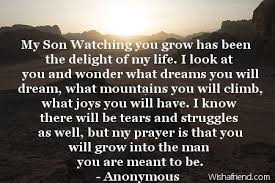 Years ago on this day, i saw your sweet face for the first time and i was in love! 18th Birthday Quotes For Son Quotesgram My Son Quotes Son Birthday Quotes Birthday Wishes For Son