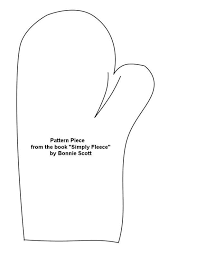 Sew a mini mitten christmas ornament: Fleece Patterns For The Book Simply Fleece By Bonnie Scott Fleece Hat Pattern Mittens Pattern Fleece Patterns