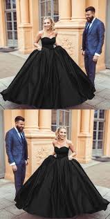 Black Wedding Dresses Sweetheart Ball Gowns For Bride In 2020 Black Wedding Dresses Ball Gown Wedding Dress Black Ball Gown