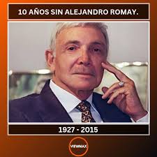 10Años sin #AlejandroRomay. El 25/6/2015 fallecía uno de las personalidades  más importantes de los medios de comunicación en la Argentina. Locutor y  empresario, supo ser reconocido como #ElZar de la TV desde