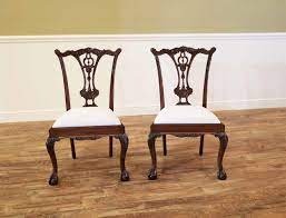 Chippendale antique chairs dining chairs in antique chairs from the antique set of eight chippendale mahogany dining room chairs straight leg. Classic Chippendale Dining Chair Made From Solid Mahogany