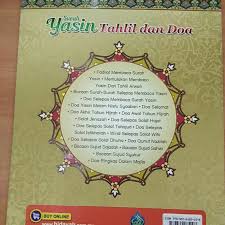 Adapun bacaan doa sholat tahajud yang sering digunakan yaitu: Surah Yasin Tahlil Dan Doa Shopee Malaysia