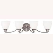 Livex Lighting Somerville 4 Light Brushed Nickel Bath Vanity 13674 91 Livex Lighting Bath Vanities