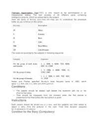 Maybe you would like to learn more about one of these? Thematic Apperception Test Cards Docsity