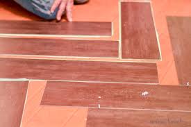 Most luxury vinyl plank flooring includes attached pad. Tips To Install Vinyl Plank Floors In A Herringbone Pattern Plus A Cool Hack To Make Grouting Quick And Easy Avenue Laurel