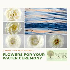Amazing eternity forever custom wall scrolls in chinese or japanese. Flower Symbolism For Water Ceremonies Scattering Ashes Meaningful