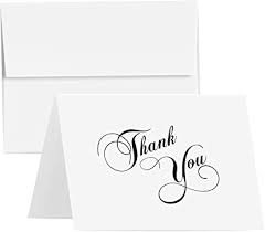Maybe you would like to learn more about one of these? Amazon Com Thank You Card Elegant Half Fold Note Cards Envelopes Great For Wedding Baby Shower Graduation Anniversary Sympathy Business Etc Blank Inside 5 X 7 A7 Size 25 Per Pack Office Products