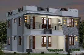 To get your desired readymade duplex/double storey house design, buy/call now. 1696 Sqft Modern Double Floor Kerala Home Design My Home My Zone