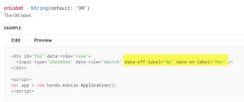 Javascript Why Is The Kendo Mobile Switch Not Displaying