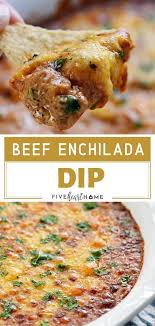 Beef Enchilada Dip In 2020 Beef Enchilada Dip Superbowl Appetizers Easy Football Party Food Appetizers