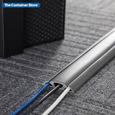 Grey 5 Floor Cable Protector In 2020 Cable Protector Cord Protector Cord Organization