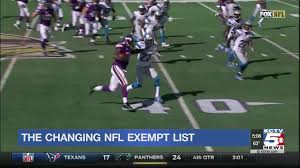 What Happens When A Player Goes On The Nfl Exempt List Kansas City Chiefs Kctv5 Com