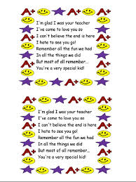 Print as many times as you. Preschool Goodbye Poems