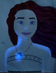 HARMONIANS A lazy drawing of Moana —Le noir #Drawingtask