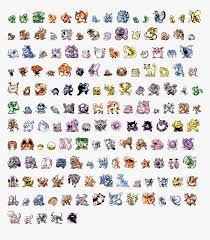 We also include all the different forms and genders where appropriate. Colored Pokemon Red Blue Sprites Hd Png Download Kindpng