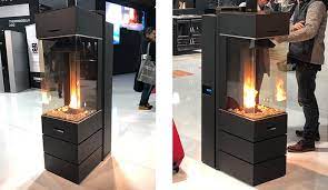 Un poêle à bois design est moins cher qu'un poêle à granulés de bois (insert à pellets). Poeles A Granules Design Cheminees Suspendues Centrales Design Traforart Cheminor Nord Pas De Calais Lille Bailleul Dunkerque Www Cheminor Fr