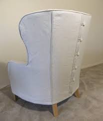 Summer Slipcover For Wingback Chair Ottoman Slipcovers For Chairs Custom Slipcovers Reupholster Furniture