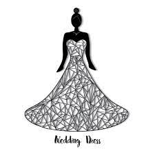 Du bist auf der suche nach dem idealen brautkleid? Hochzeitskleid Vorlage 622132 Vektor Kunst Bei Vecteezy