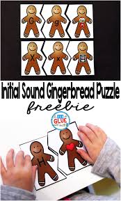 So why not leverage that playtime for learning? Initial Sound Gingerbread Puzzles
