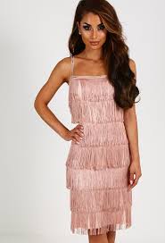 Pink Boutique Pink Fringed Flapper Dress 35 Pink Flapper Dress Dresses Flapper Dress