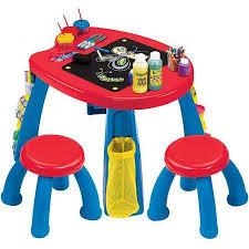 Crayola Creativity Play Station Desk Chair Set Walmart Com Craft Table Crayola Kids Table And Chairs