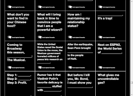 I did not create the game, nor am i attempting to make any money by selling it. What Is Your Review Of Cards Against Humanity Game Quora