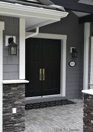 Black And White Combination House Gray And White Home Marble Dark Wood And More Gray House Exterior House Exterior Exterior House Color
